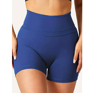Shorts Casuales de Verano para Mujer, Cintura Alta, Algodón Transpirable, Ligeros y Cómodos para Correr, Gimnasio, Fitness y Entrenamiento - Product Image 1