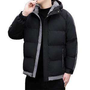 เสื้อโค้ทผ้าฝ้ายสองฮู้ดสำหรับผู้ชายแจ็คเก็ตบุนวมหนามีฮู้ดสำหรับนักเรียนเสื้อแจ็คเก็ตแบบคลาสสิก - Product Image 4