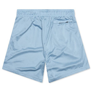 Shorts de jogging en mesh pour hommes, sublimation personnalisée, 100% polyester, taille élastique, style streetwear. - Product Image 3