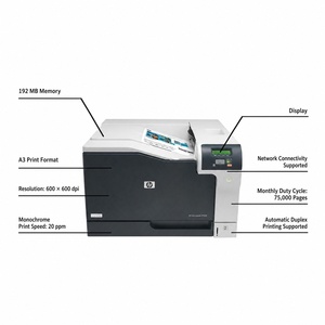 Imprimante couleur A3 <span class=keywords><strong>HP</strong></span> CP5225 reconditionnée de qualité supérieure, testée professionnellement, 20 ppm, imprimante laser couleur de bureau - Fonctionne comme neuve - Product Image 2