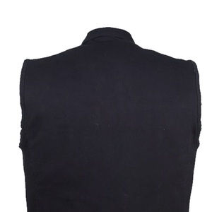 Gilet de moto en textile robuste imprimé noir, résistant à l'abrasion, en Cordura, pour les motards longue distance - Product Image 3