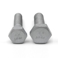 Горячеоцинкованный (HDG) болт шестигранный конструкционный ASTM A325 из углеродистой стали, 1/2-1-1/2 дюйма, M16-M36