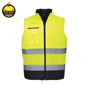 Chaleco de Seguridad de Alta Visibilidad con Cinta Reflectante, Transpirable, de Poliéster, Personalizado - Product Image 6