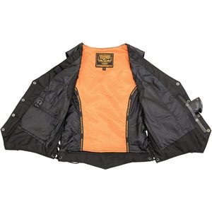 Chaleco Formal de Invierno para Mujer 2025, con Cordones Laterales Trenzados, Capucha, Cuero Genuino, Tejido de Piel de Algodón, Logotipo Tejido - Product Image 4