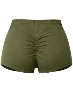 Shorts Deportivos Rosa Intenso para Mujer, Cintura Elástica con Cordón, Shorts Casuales para Correr, Suaves y Elásticos, Shorts de Verano para Descansar, Cómodos para Uso Diario - Product Image 2