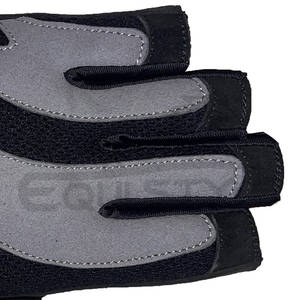 Guantes de Gimnasio para Entrenamiento, Transpirables, con Agarre, para Levantamiento de Pesas, con Logotipo en Relieve, Medios Dedos - Product Image 5