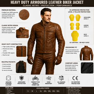 Premium Genuine Leather Motorcycle Suit Mens Plus Size Breathable Abrasion Resistant Street Biker Motorbike Riding Jacket Pants - Product Image 3