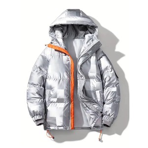 New Style Adjustable <b>Winter</b> Canvas Puffer <b>Jacket</b> for man Front Hooded Design Customizable Color Size High Quality Bamboo - Product Image 3