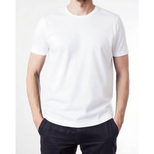 T-shirt pour homme 100 % coton, grammage lourd 180 GSM, coupe classique, col rond, stock US, essentiel, vierge, impression personnalisée MT-NAN-1125 - Product Image 2