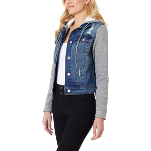 Chaqueta Vaquera Oscura para Mujer, Estilo Profesional, Casual, Vintage, Lavada - Product Image 6