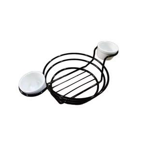 Panier en métal écologique moderne avec design circulaire, armoire de rangement polyvalente pour la cuisine, les fruits, le jardinage et la récolte - Product Image 5