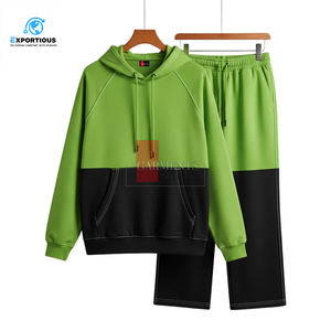 Conjunto de Sudadera con Capucha y Pantalones Deportivos para Hombre, 2 Piezas, con Logotipo Personalizado, Sudadera de Forro Polar, Conjunto de Sudadera de Forro Polar de Algodón para Hombre - Product Image 6