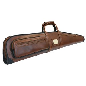 Sac à fusil en cuir véritable le plus vendu, sac à fusil en cuir réglable personnalisé OEM, design professionnel de sac à fusil en cuir - Product Image 1