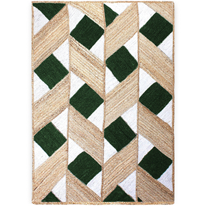 Premium Handmade Braided Organic Jute <b>Rug</b> 3x5/5x3 ft Eco-Friendly Non-Slip Low Pile <b>Natural</b> <b>Fiber</b> Boho Home Area <b>Rug</b> - Product Image 1