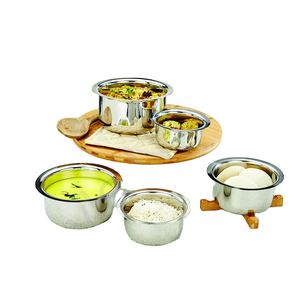 Juego de utensilios de cocina de inducción y Gas, utensilios de cocina compatibles con ollas, Tope de acero inoxidable, 5 piezas - Product Image 1