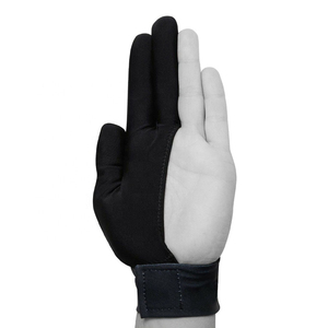 OEM Supplier <b>Billiard</b> Gloves Custom Logo Private Label Three Finger Pool Gloves Low Friction Bulk Wholesale Manufacturer - Product Image 2