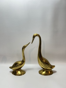Figurine décorative de lapin en aluminium doré, statue de lapin en métal, décoration de Pâques pour la maison et le bureau, ornement de bureau, sculpture animale artisanale - Product Image 5