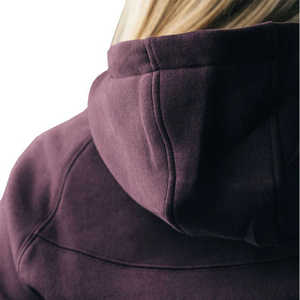 Sweat à capuche tendance pour femme, style streetwear, avec fermeture éclair quart de tour, logo personnalisé, en coton, manches longues, grandes tailles - Product Image 2