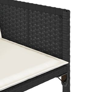 Ensemble de 14 meubles de jardin pour terrasse en noir et blanc crème - Product Image 6