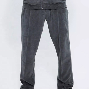 Men's Velour Tracksuit Athletic Sports Full Zip Sweatsuit 2 Piece <b>Long</b> <b>Sleeve</b> Coat Striped <b>Gym</b> Outfits Jogging <b>Sets</b> - Product Image 6