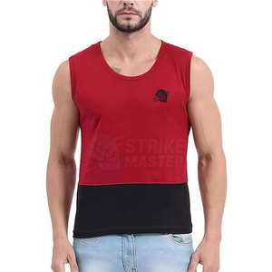 Moisture Wicking Knitted Casual 100% Cotton <b>Gym</b> <b>Vest</b> <b>for</b> Workout Training Sports Use <b>Men</b> Tank Top Stretchable Fitness Sleeveless - Product Image 5