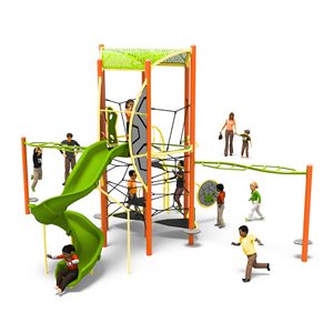 Juegos <span class=keywords><strong>Infantiles</strong></span> para Exteriores, Área de Juegos con Tobogán de <span class=keywords><strong>Tubo</strong></span>, Tobogán en Espiral, Equipo de Juegos para Niños, Gran Parque de Diversiones al Aire Libre - Product Image 2