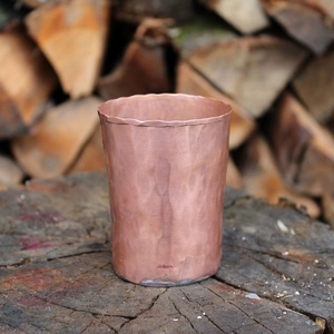 Verres en cuivre haut de gamme pour une expérience culinaire exceptionnelle – Gobelets métalliques durables et réutilisables pour l'eau, les jus et les cocktails – Vaisselle de cuisine et de bar - Product Image 1
