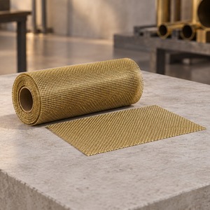 [APEC] Brass Wire <b>Mesh</b> for interior design <b>screens</b> and industrial <b>mesh</b> fabrication supply for Workshop Distributors - Product Image 2