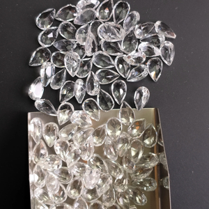 Topacio Blanco Natural 8x5MM Corte Pera, Calidad Superior, Calibrado, Gema Suelta para Joyería de Diseño - Product Image 2