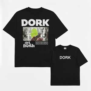 T-shirts blancs de haute qualité en gros, personnalisables avec impression graphique, en coton, unis, surdimensionnés, épais, pour hommes - Product Image 4