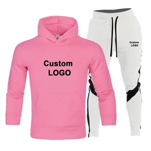 Jersey liso de Fitness para hombre, traje con capucha con bolsillo de canguro, chándal de Color sólido con capucha, novedad - Product Image 5