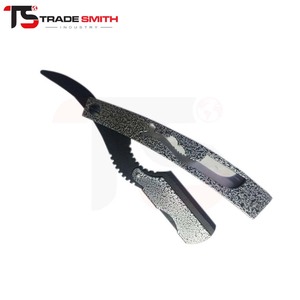 Maquinilla de Afeitar Plegable de Seguridad de un Solo Filo Estilo TSI Personalizado, Afeitadora Moderna para Barberos, Marcas de Peluquería y Suministros Profesionales para Salones - Product Image 1