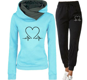 Survêtement décontracté léger et respirant pour femme, sweat à capuche, sport, loisirs, jogging, automne-hiver - Product Image 5