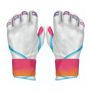 Gants de frappe de baseball personnalisés sublimés en cuir Cabretta de qualité supérieure, imperméables, antidérapants, pour softball, balles de jeu professionnelles - Product Image 1