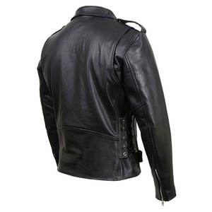 Men's Stylish Stand Collar <b>Leather</b> Jacket Front Logo High Quality PU Fabric Customizable Design High Street Fashion Eco-Friendly - Product Image 4