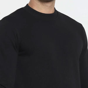 Custom Premium Loopback Sweat Shirt Soft Cotton Crew Neck OEM Apparel Manufacturer Private Label Wholesale Clothing - Product Image 4