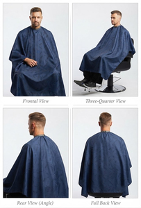 Capes de Coiffure Professionnelles Personnalisées en Polyester Imperméable pour Salons de Coiffure et Barbiers – Vente en Gros - Product Image 3