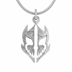 JEXMOO ENTERPRISES Collier pendentif en acier de Damas fait main à motif gaufré, design exquis, ensemble de bijoux de mode, cadeau - Product Image 2