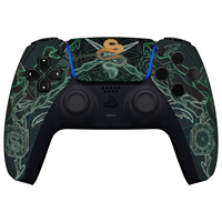 Para PS5 Controller Shell - Serpent Totem Soft Touch Placa frontal antideslizante, cubierta ergonómica DIY