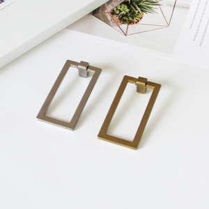 Modern Rectangular Open Frame Zinc Alloy Cabinet Pull Handle Minimalist Luxury Drawer Knob Kitchen Dining <b>Wardrobe</b> Dresser - Product Image 4