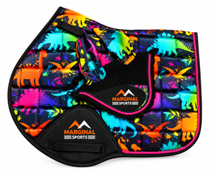 Tapis de selle équestre personnalisé avec logo, en polyester, pour le saut d'obstacles, avec doublure en polycoton, respirant et protecteur pour l'équitation - Product Image 3
