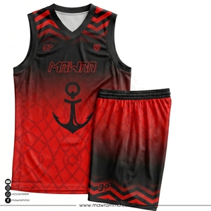 Breathable Sublimated Basketball Jersey Custom Team Number 100% Polyester Quick Dry Plus Size Summer Sports Uniform For Teams - Product Image 3