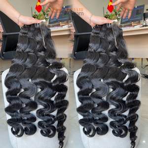 Extensiones de Cabello Humano Vietnamita Ondulado Natural de Grado 12A para Mujer, Tendencia en Cabello Ondulado - Product Image 6