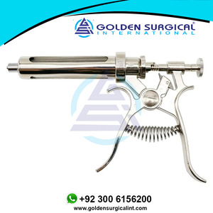 Jeringa Veterinaria de Inyección Continua de 10/20/30/50 ml, Pistola de Vacunación Semiautomática de Acero Inoxidable para Vacas, Ovejas y Cerdos - Product Image 5