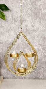 Metal Wall Hanging Tealight Candle Holder for Home Decoration Tealight Candle Stand for Living Room Bedroom Hallway Office - Product Image 3