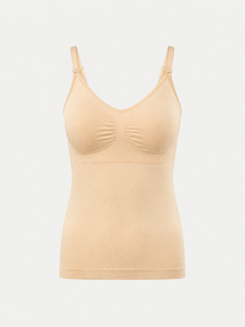 Camisola de Maternidad Beige Bmama, Camiseta de Lactancia, Venta al por Mayor - Product Image 1