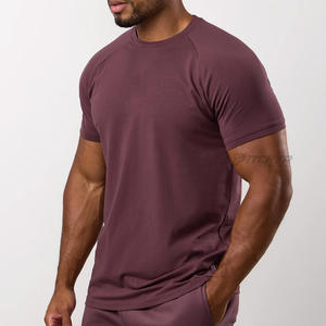 Camisetas de Gimnasio Personalizadas para Hombre, 100% Algodón, Tejido de Punto, Impresión de Logotipo Personalizado, Secado Rápido, Ropa Deportiva Transpirable - Product Image 1