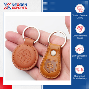 Porte-clés en cuir PU de qualité supérieure, durable, avec fermeture éclair, logo personnalisé, options de couleur, commandes en gros bienvenues - Product Image 2