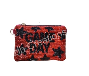 Monedero con cuentas hecho a mano de estilo Vintage elegante para mujer, diseño único de moda con cremallera, opción de regalo suave hecha a mano para Personal - Product Image 4