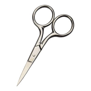 Ciseaux de toilettage pour soins personnels, épilation du visage et coupe des poils des oreilles, du nez et des sourcils, en acier inoxydable, pointe fine et droite - Product Image 2